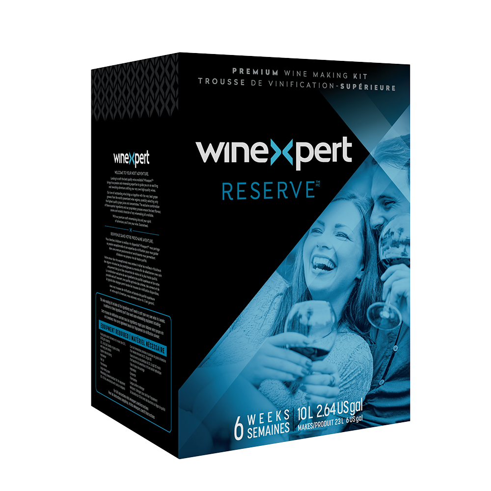 Winexpert Reserve wine kit – available at Benvin Wine Making Center in Lasalle, Montreal for crafting high-quality homemade wines with us on-site or at home