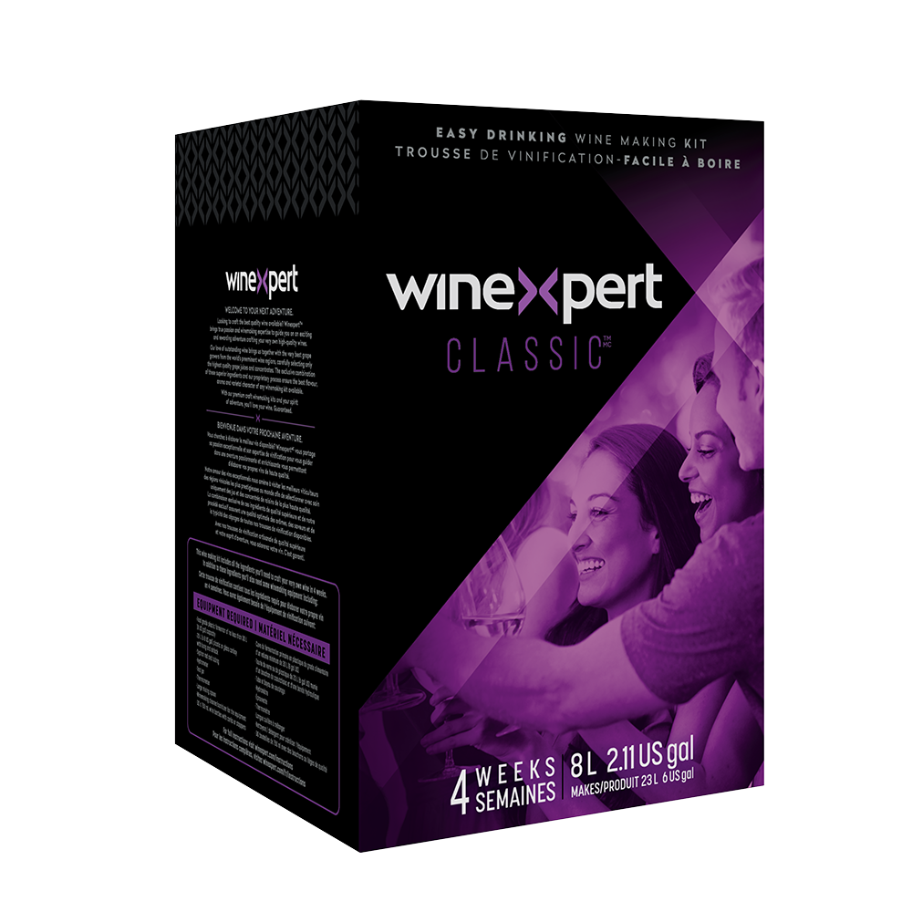 Winexpert Classic wine kit – available at Benvin Wine Making Center in Lasalle, Montreal for crafting approachable, everyday homemade wines with us on-site or at home