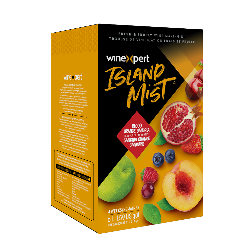 Island Mist wine kit – available at Benvin Wine Making Center in Lasalle, Montreal for crafting fruit-forward, refreshing homemade wines with us on-site or at home